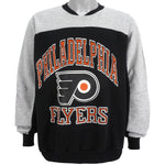 NHL (Chalk Line) - Philadelphia Flyers Two-Tone Sweatshirt 1990s X-Large