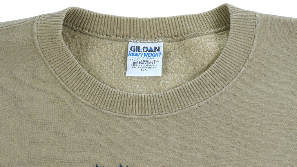 Vintage (Gildan) - Orlando, Florida Crew Neck Sweatshirt 1990s Large Vintage Retro