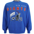 NFL (Hanes) - New York Giants Big Logo Sweatshirt 1990s Large Vintage Retro Football
