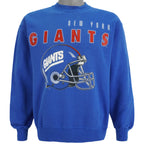 NFL (Hanes) - New York Giants Big Logo Sweatshirt 1990s Large Vintage Retro Football