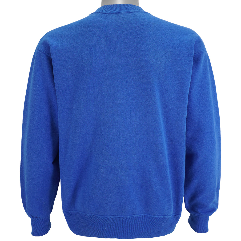 NFL (Hanes) - New York Giants Big Logo Sweatshirt 1990s Large Vintage Retro Football