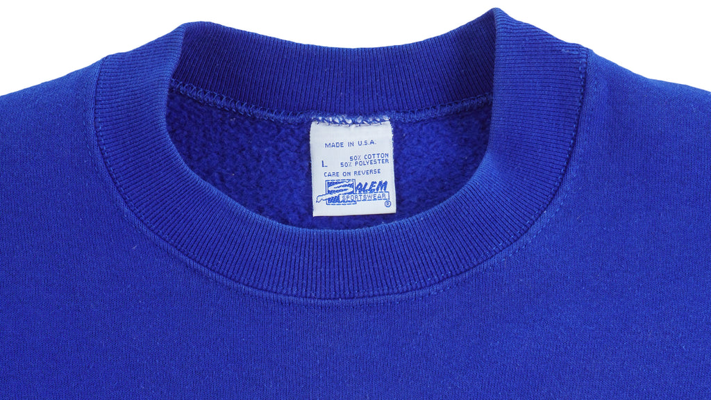 NHL (Salem) - New York Rangers Big Logo Sweatshirt 1990s Large Vintage Retro Hockey