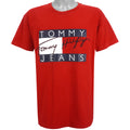 Tommy Hilfiger - Tommy Jeans Spell-Out T-shirt 1990s Large Vintage Retro