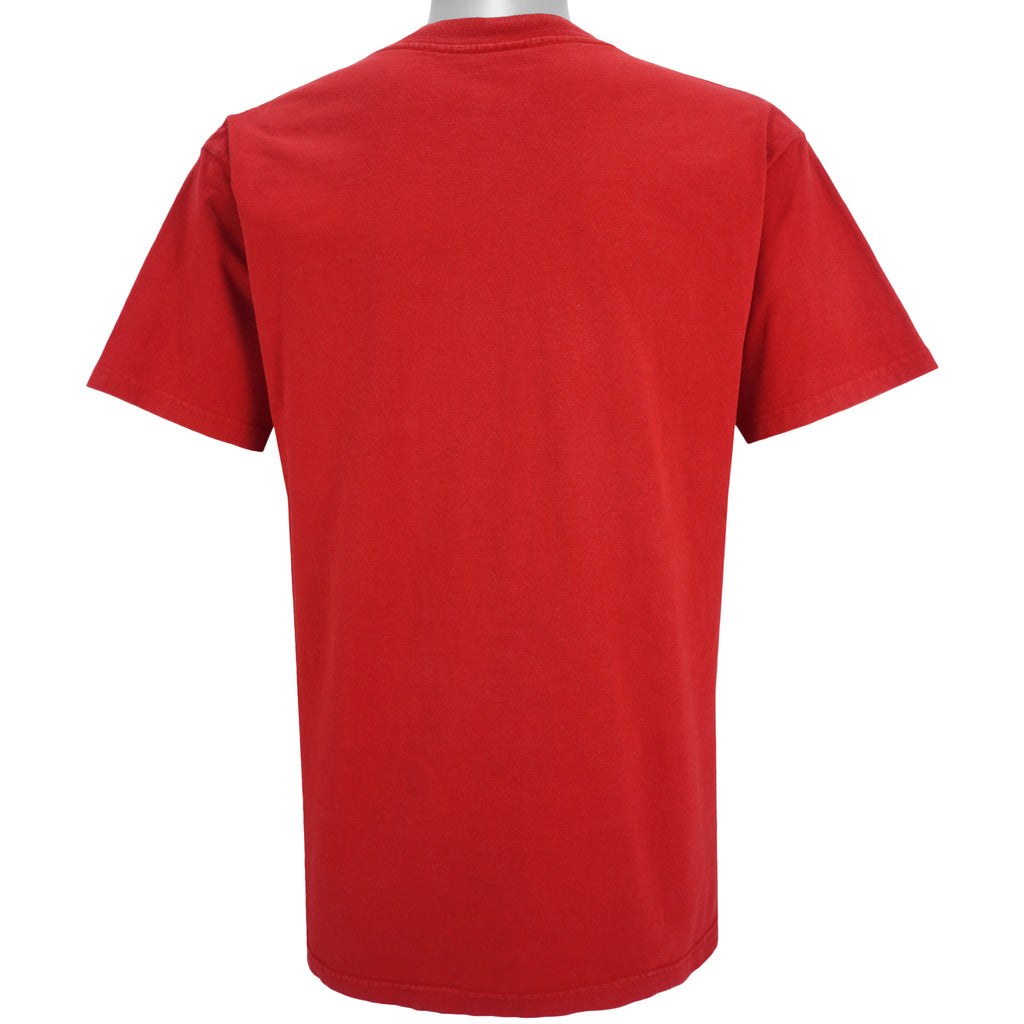 NFL (Dynasty) - Kansas City Chiefs Big Logo T-Shirt 1990s Large Vintage Retro Football