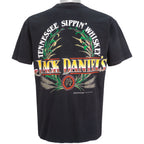 Vintage (Village Meus) - Jack Daniels Tennessee Sippin Whiskey T-Shirt 1990s Large Vintage Retro