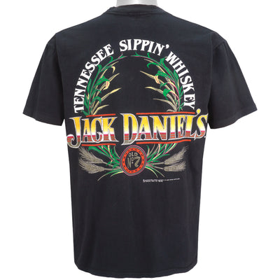 Vintage (Village Meus) - Jack Daniels Whiskey T-Shirt 1990s Large
