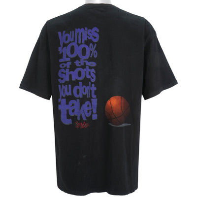 Vintage (No Fear) - You Miss 100% Of The Shots You Dont Take T-Shirt 1990s X-Large