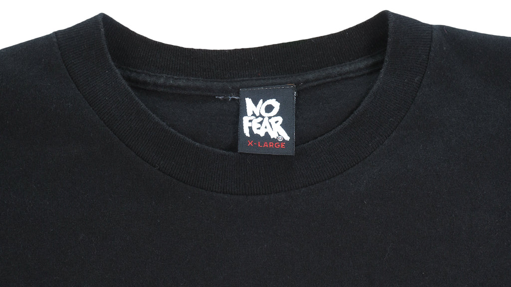 Vintage (No Fear) - You Miss 100% Of The Shots You Dont Take! T-Shirt 1990s X-Large Vintage Retro