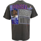 MLB (Nutmeg) - Los Angeles Dodgers, Darryl Strawberry T-Shirt 1992 Medium Vintae Retro Baseball