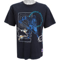 NHL (Logo 7) - San Jose Sharks Double Sided Printing T-Shirt 1991 Large Vintage Retro Hockey
