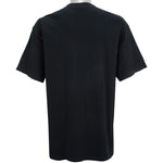 Adidas - Black Big Spell-Out & Logo T-Shirt 1990s X-Large Vintage Retro