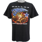 NFL (Logo 7) - Dallas Cowboys Big Logo T-Shirt 1990s X-Large Vintage Retro Football