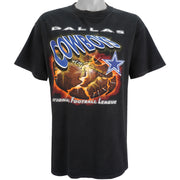 NFL (Logo 7) - Dallas Cowboys Big Logo T-Shirt 1990s X-Large Vintage Retro Football