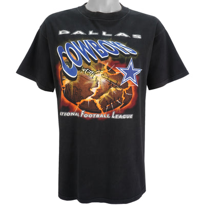 NFL (Logo 7) - Dallas Cowboys Big Logo T-Shirt 1990s X-Large