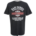 Harley Davidson - San Diego, California T-Shirt 1992 X-Large Vintage Retro