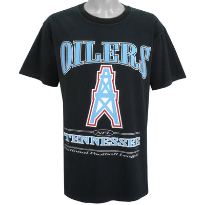 NFL (Lee) - Tennessee Oilers Spell-Out T-Shirt 1997 Large