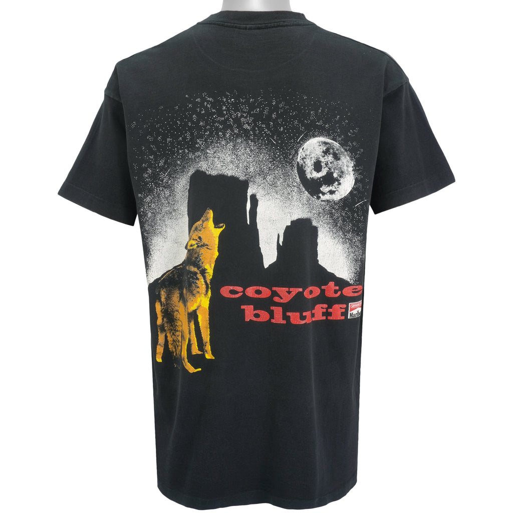 Vintage - Marlboro, Coyote Bluff Spell-Out T-Shirt 1990s X-Large Vintage Retro