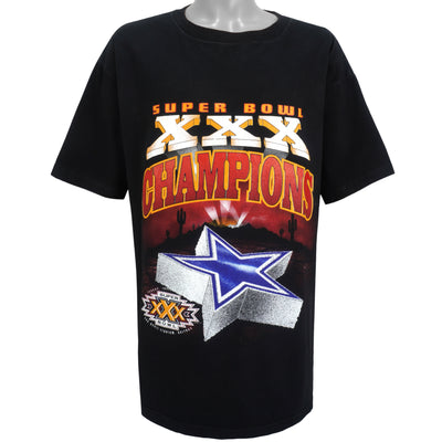 NFL (Champ) - Cowboys, Super Bowl 30th Champions T-Shirt 1995 XX-Large