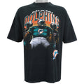NFL (True Fan) - Miami Dolphins Spell-Out T-Shirt 1990s X-Large Vintage Retro Football