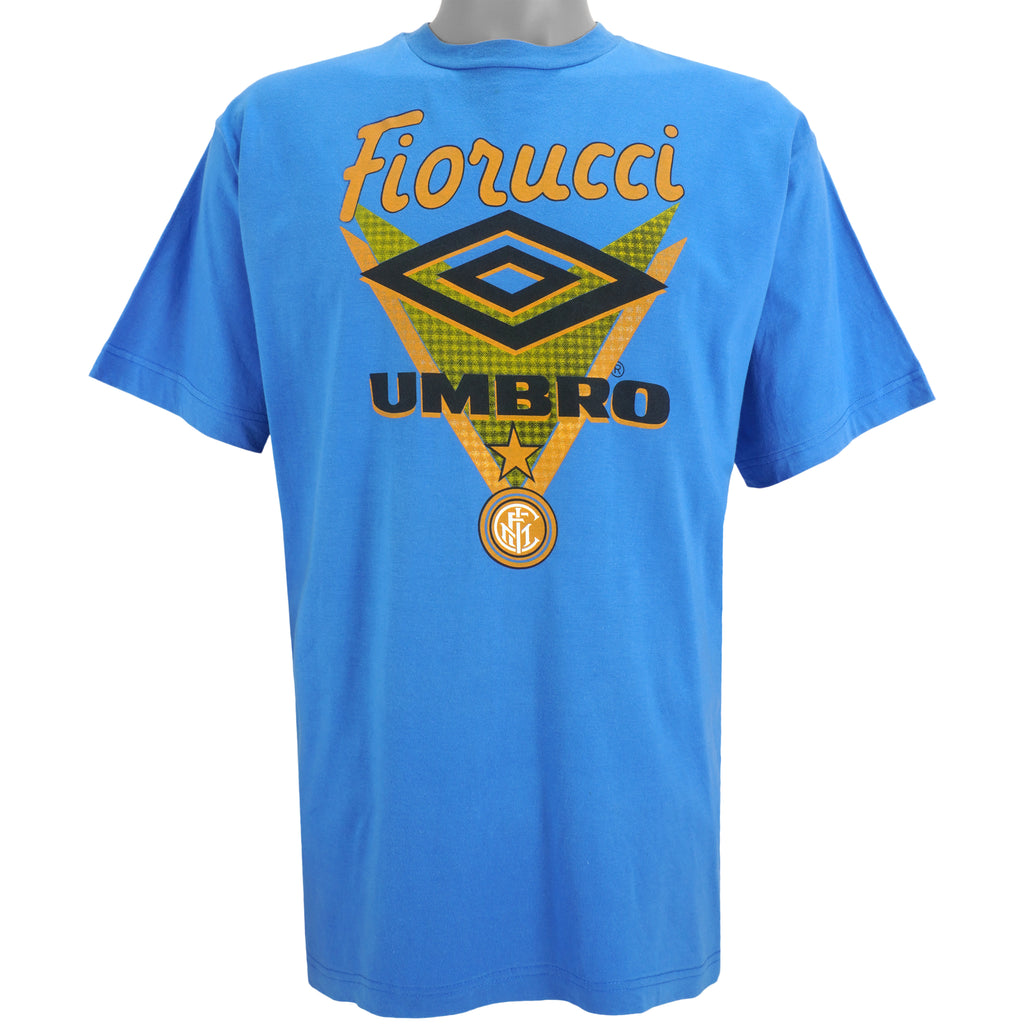 Umbro - Inter Milan Fiorucci T-Shirt 1990s Large Vintage Retro