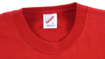 NCAA (Jerzees) - Arkansas Razorbacks Spell-Out T-Shirt 1995 Large Vintage Retro Basketball College