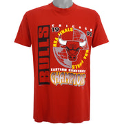 NBA (Screen Stars) - Chicago Bulls, Champions T-Shirt 1991 X-Large Vintage Retro Basketball