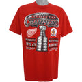 NHL (Logo 7) - Detroit Red Wings, Stanley Cup Champs T-Shirt 1997 X-Large Vintage Retro Hockey