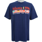 Vintage (Hanes) - Atlanta Olympic, Welcomes The Word T-Shirt 1996 X-Large Vintage Retro
