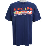 Vintage (Hanes) - Atlanta Olympic, Welcomes The Word T-Shirt 1996 X-Large Vintage Retro
