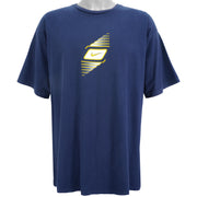 Nike - Blue Big Logo T-Shirt 1990s XX-Large Vintage Retro