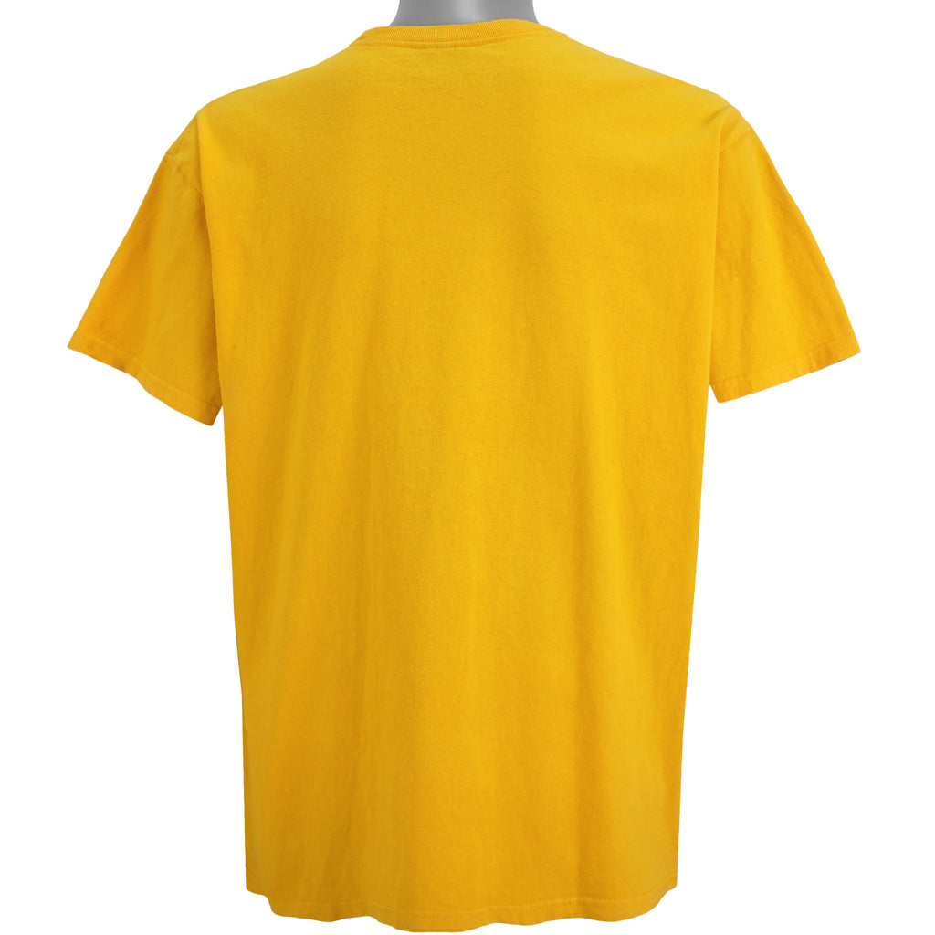 Ralph Lauren - Yellow Polo Jeans Company T-Shirt 1990s X-Large Vintage Retro