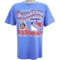 NHL (Trench) - New York Rangers, Stanley Cup Champions T-Shirt 1994 X-Large Vintage Retro Hockey