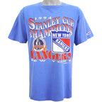 NHL (Trench) - New York Rangers, Stanley Cup Champions T-Shirt 1994 X-Large Vintage Retro Hockey