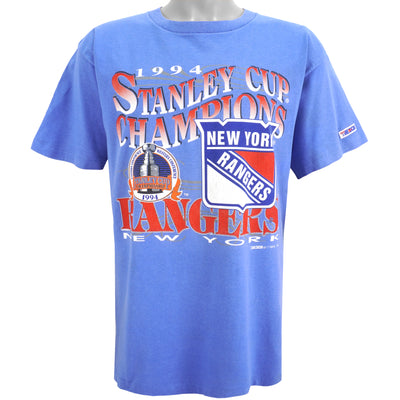 NHL (Trench) - Rangers, Stanley Cup Champions T-Shirt 1994 X-Large