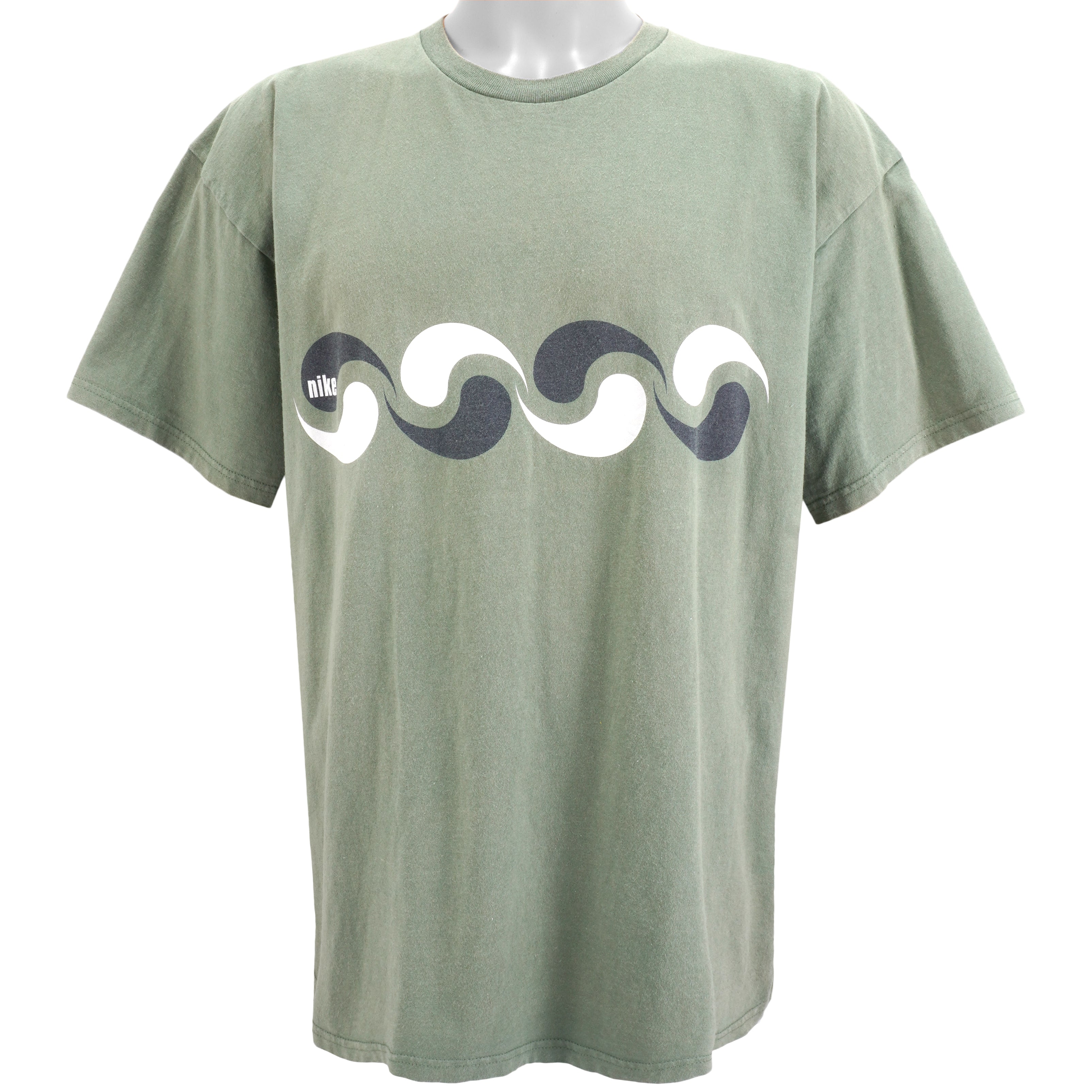 Nike - Green Spell-Out T-Shirt 1990s X-Large Vintage Retro