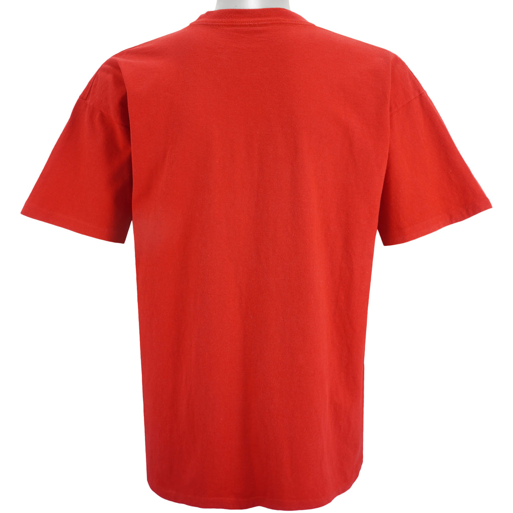 NFL (Magic Johnson Ts) - San Francisco 49ers Spell-Out T-Shirt 1994 X-Large Vintage Retro Football