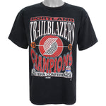 NBA (Salem) - Portland Trailblazers T-Shirt 1992 Large  Vintage Retro Basketball