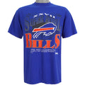NFL (Trench) - Buffalo Bills Spell-Out T-Shirt 1992 Large Vintage Retro Football