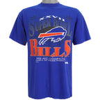 NFL (Trench) - Buffalo Bills Spell-Out T-Shirt 1992 Large Vintage Retro Football
