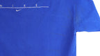 Nike - Blue Spell-Out Embroidered T-Shirt 1990s X-Large Vintage Retro