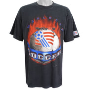 Vintage (Magic Johnson Ts) - World Cup USA 94 Spell-Out T-Shirt 1994 X-Large Vintage Retro