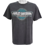 Harley Davidson - Central Texas Double Sided Printing T-Shirt 1996 Large Vintage Retro