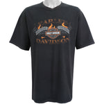 Harley Davidson - Frontier Lincoln Nebraska T-Shirt 1990s XX-Large Vintage Retro