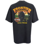 Harley Davidson - Frontier Lincoln Nebraska T-Shirt 1990s XX-Large Vintage Retro