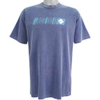 Nike - Blue Just Do It T-Shirt 1990s Medium Vintage Retro