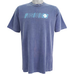 Nike - Blue Just Do It T-Shirt 1990s Medium Vintage Retro