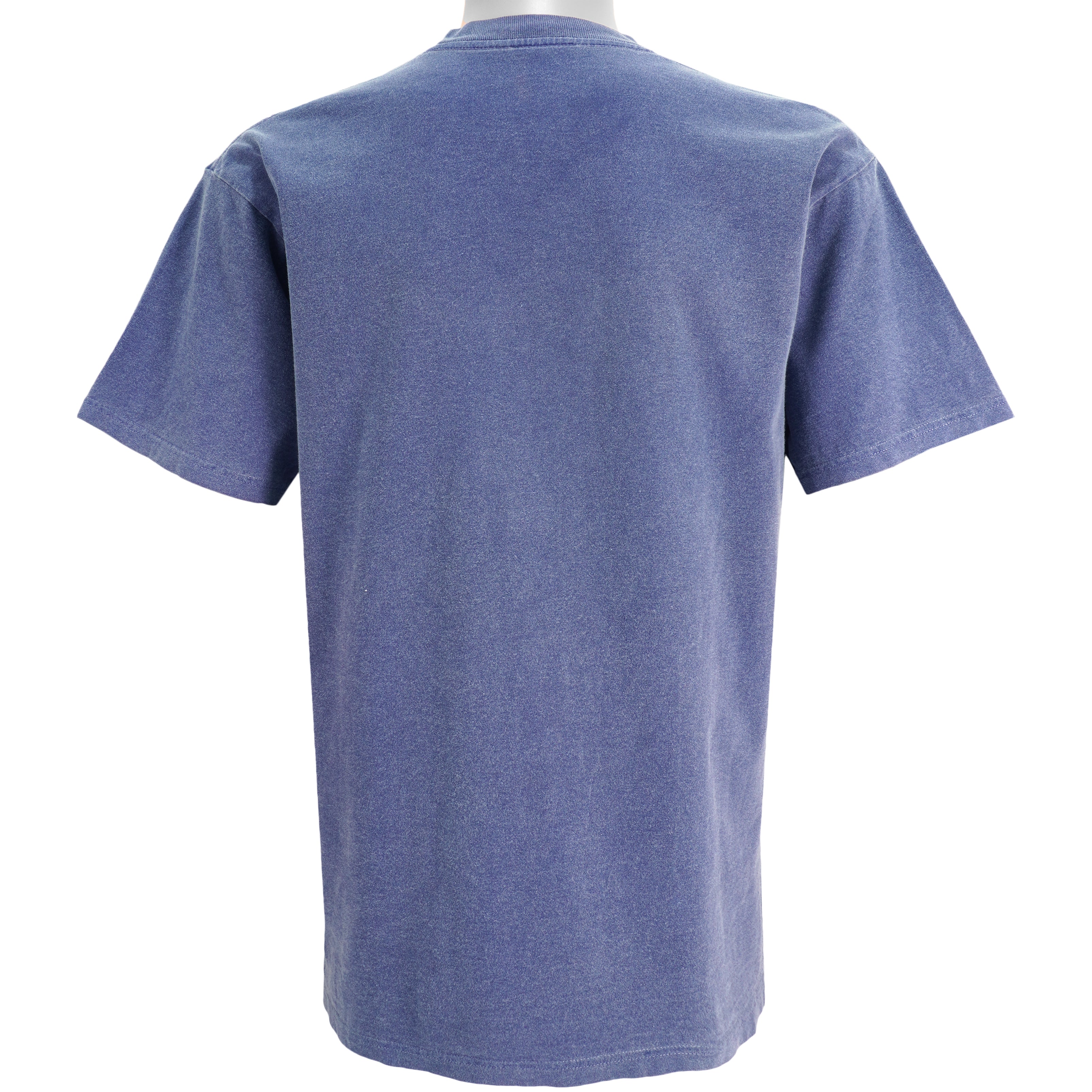 Nike - Blue Just Do It T-Shirt 1990s Medium Vintage Retro