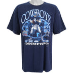 NFL (Salem) - Dallas Cowboys Super Bowl XXVII Spell-Out T-Shirt 1993 X-Large Vintage Retro Football