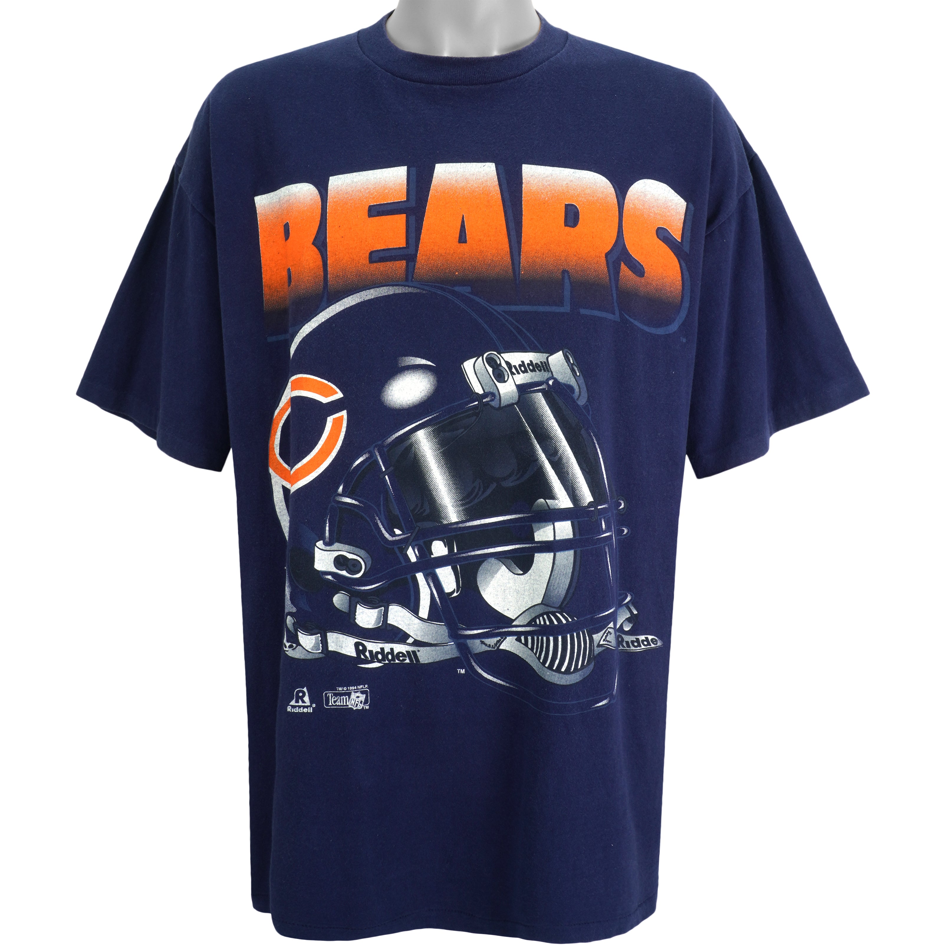 NFL (Riddell) - Chicago Bears T-Shirt 1994 XX-Large Vintage Retro Football