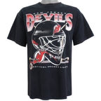 NHL (TNT) - New Jersey Devils T-Shirt 1990s Large Vintage Retro Hockey